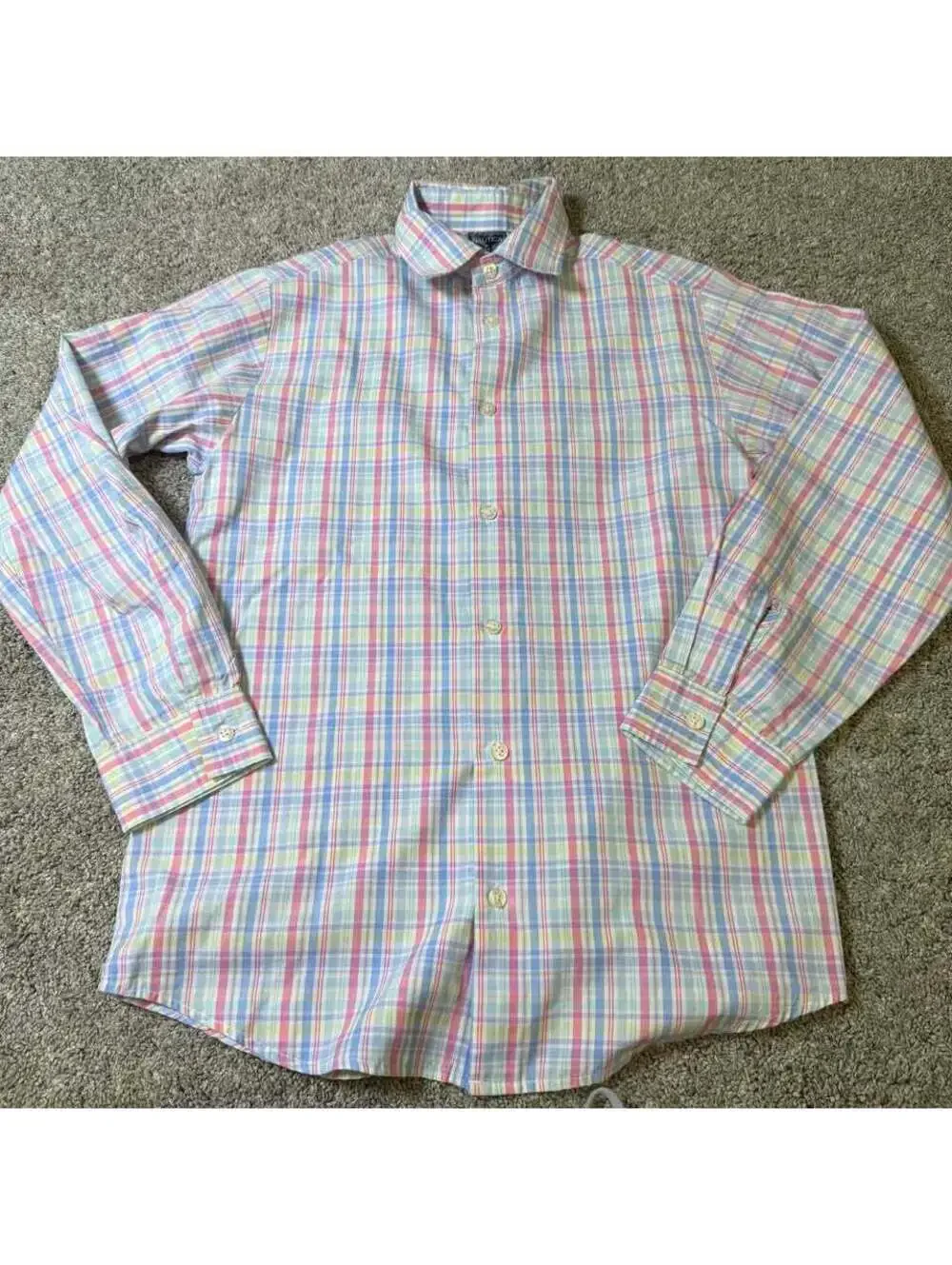 Nautica Size Boy’s Plaid Button Down Shirt Shirt size 16 NWOT
